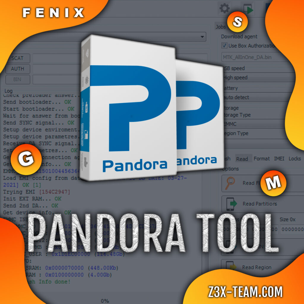 Pandora Tool FENIX GSM pandora-tool-fenix-gsm