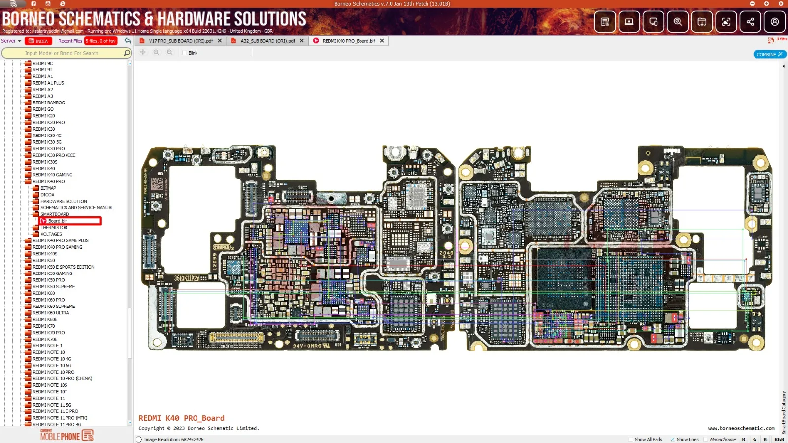 BORNEO SCHEMATICS BORNEO SCHEMATICS