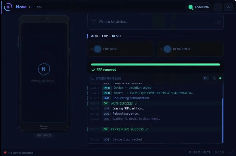 NOVA AUTH TOOL NOVA AUTH TOOL