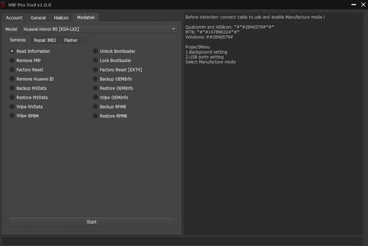 HW PRO TOOL HW PRO TOOL