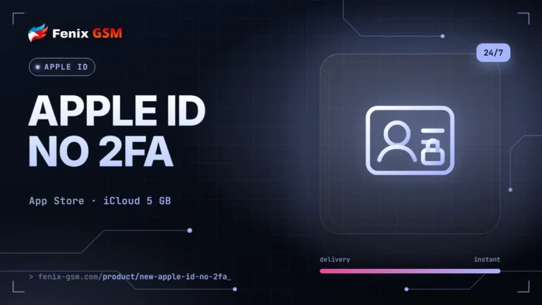 🍎 Ready-made Apple ID without 2FA — instant delivery 24/7
