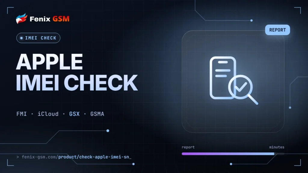 🔍 Проверка Apple по IMEI / SN: iCloud, SIM-Lock, GSX