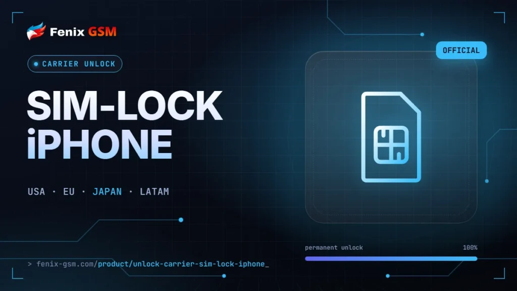 📱 Официальная разблокировка iPhone от оператора (SIM-Lock)