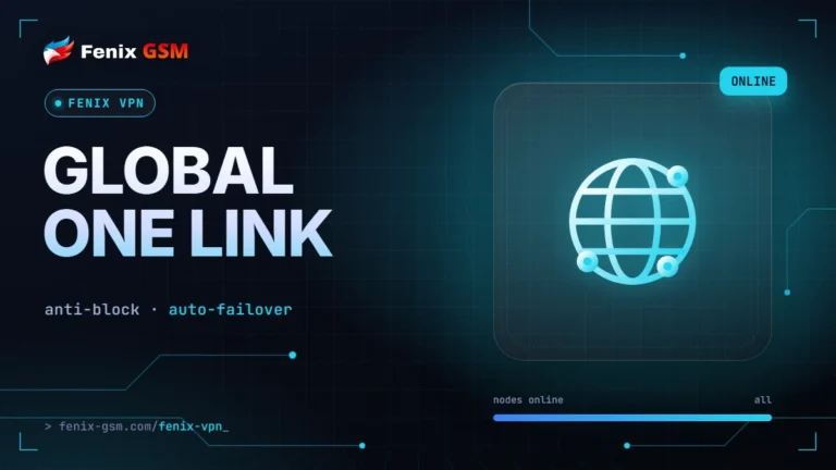 🌐 Fenix VPN: fast servers in Europe and the USA