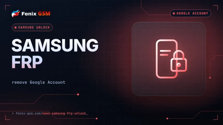 📱 Разблокировка FRP Samsung по IMEI снова работает